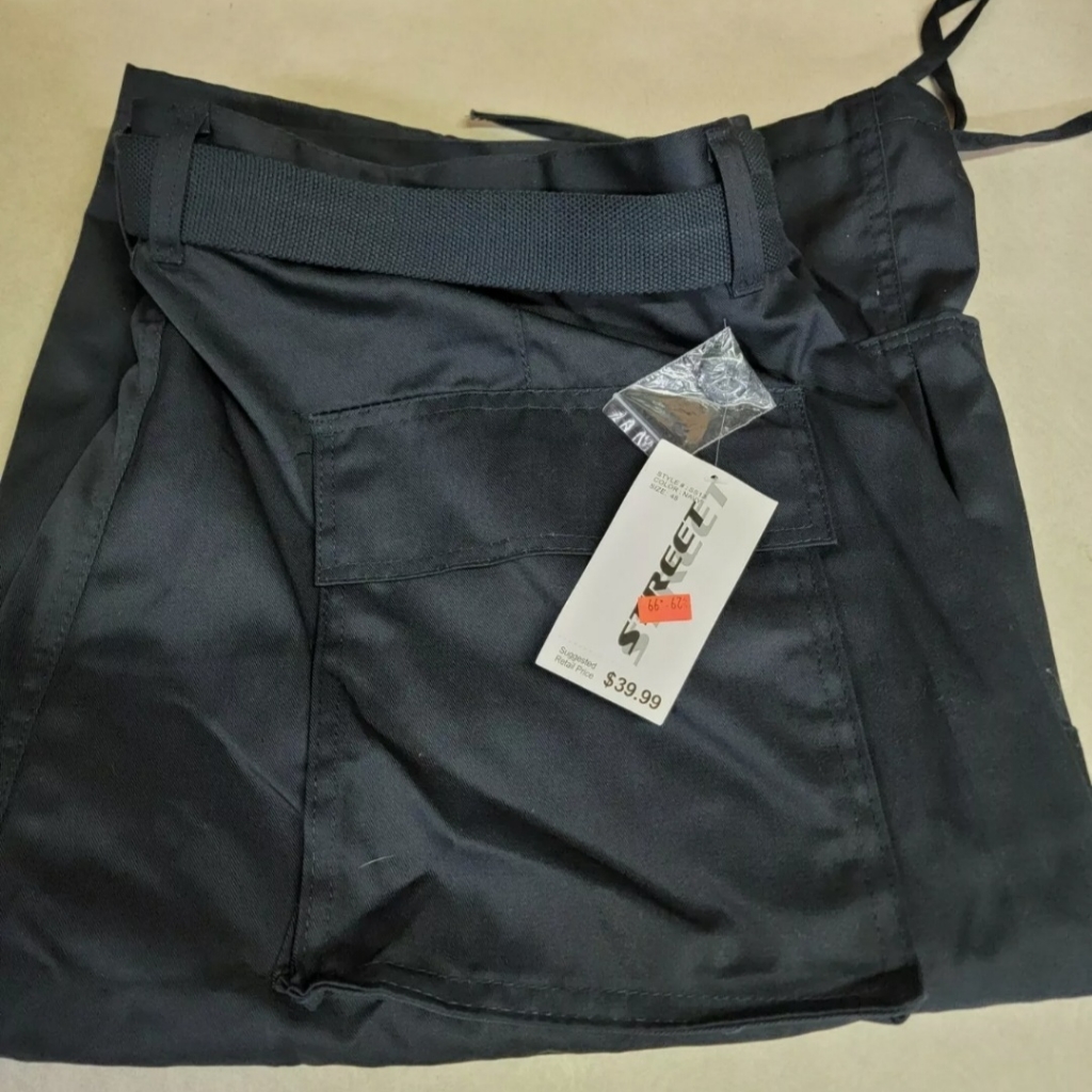 Street Brand Mens Navy Cargo Shorts Size 52